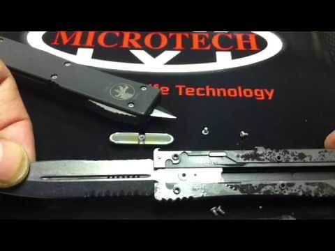 OTF Microtech Knife ultratech cleaning