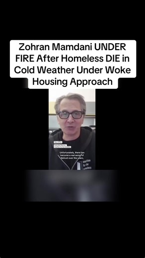 Zohran Mamdani UNDER FIRE After Homeless DIE in Cold Weather Under Woke Housing Approach#vincedao #usa #usa_tiktok #fyp #icecream