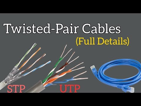 Twisted Pair Cable | Computer Networks | Ethernet Cables Explain In Brief