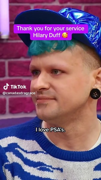 Hilary Duff's Iconic Skirt-Top Look on Drag Race