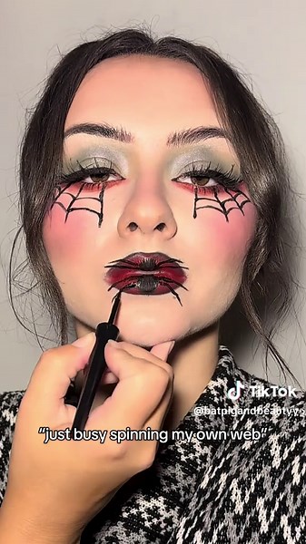 Easy Spider Makeup Tutorial for Halloween