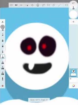 Making a default pfp into a horror pfp :) #myart #creepydrawing #pfp