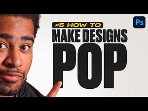 4 QUICK Ways to Make Designs POP in Photoshop! (Beginners)