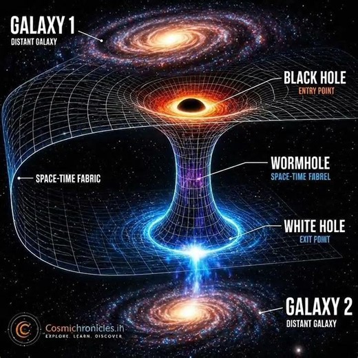A tunnel through Space-time? — The Einstein–Rosen Bridge #blackhole #wormhole #astrophysics