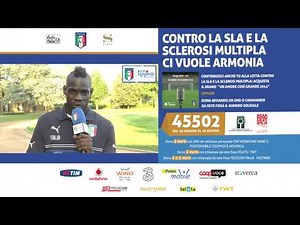 Mario Balotelli - Sostieni la ricerca sulla SLA e la Sclerosi Multipla