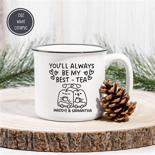 Best Friend Appreciate Gift, Personalized Bestie Mug for Friend Birthday - Etsy
