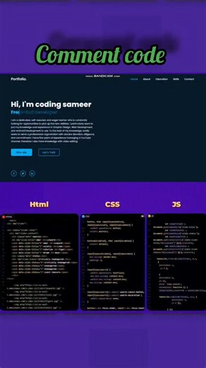 Coding Sameer on Instagram: "✨ Create animation effect with HTML & CSS! 🌈 #NeonEffect #HTML #CSS #TextAnimation #ViralContent InstaMagic CreativeDesign WebDesign GlowUp Try this and get more attention for your code. trending trendingreels instagramreels trendingsongs🎶🎶💞❤️❤️❤️❤️😍😘🤔🤫🤗 trendingnow😍 instareach instalike instamood❤️ instagram instamusic instagood instadaily"