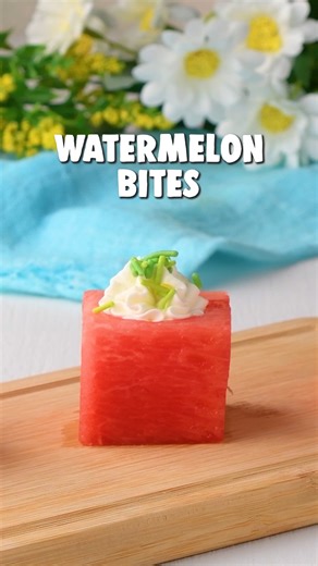Watermelon bites that melt in your mouth 🍉🍦💕 | So Yummy