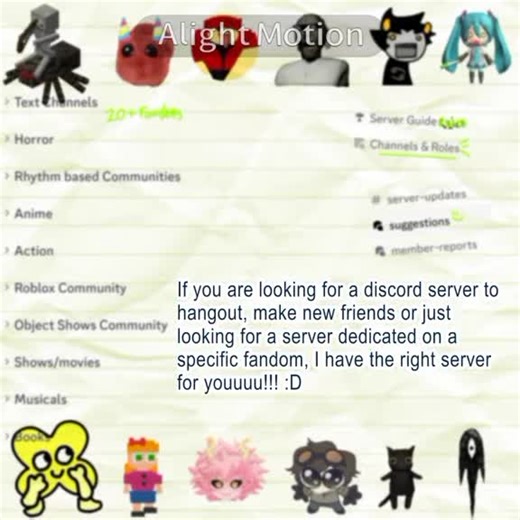 Join My Discord Server for Multifandom Fun!