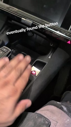 Finding the Start Button in Modern Cars