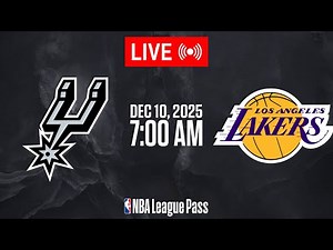 NBA LIVE! San Antonio Spurs vs Los Angeles Lakers | December 10, 2025 | NBA Today NBA 2K26 Gameplay