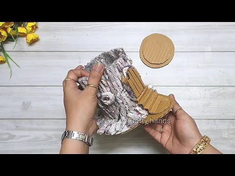 How to make DIY tree stump at home using waste materials | Crafty hands | art and craft