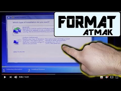 Windows 10 Format atma. Bios ayarları