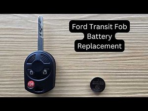 How To Replace or Change Ford Transit Remote Key Fob Battery 2014 - 2019