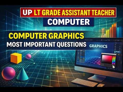 Computer Graphics Most Important Questions | UPPSC LT grade Computer Science