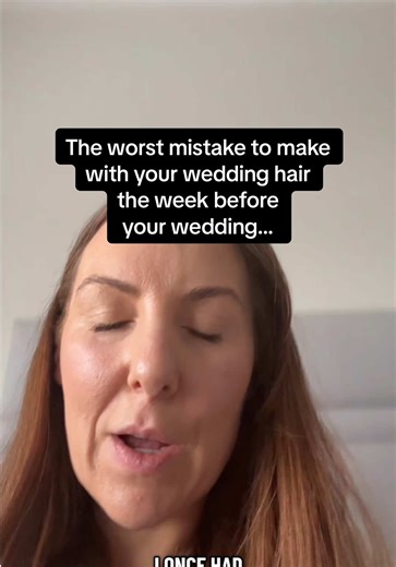 Wedding hair mistakes do happen, I’m sharing this wedding hair tip on when to have your hair cut before your wedding just so you avoid it on your wedding day. Follow for more wedding hair advice. Let me know in the comments if you have any wedding hair questions? #weddinghairtips #weddinghaircut