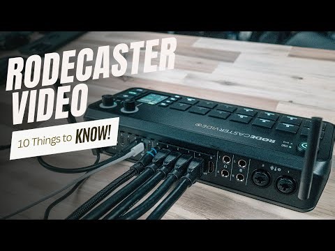 10 Things to Know About the Rodecaster Video