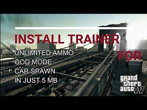 DOWNLOAD TRAINER FOR GTA 4 AND EFLC||WITH GOD MODE ||