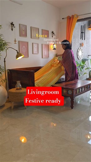 Livingroom Refresh & this song 🥹link given in description & post #Livingroom #houseplants #shorts