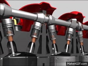 Carrara 6 Pro / Camshaft and Valve Assembly Animation on Make a GIF