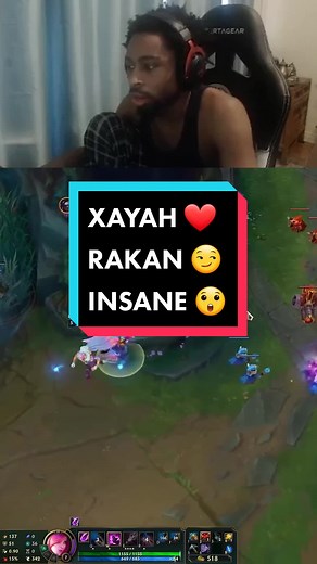 XAYAH RAKAN INSANITY 😲 ❤️ #leagueoflegends #xayah #rakan #starguardian #adc #insane #twitch #clip #streamer #nighthour #nighthour777 #foryou #fyp #foryoupage