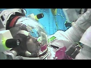 Volare spacewalk training