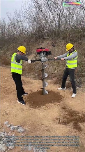 La technologie transforme le travail traditionnel : la puissance des tarières à terre au travail