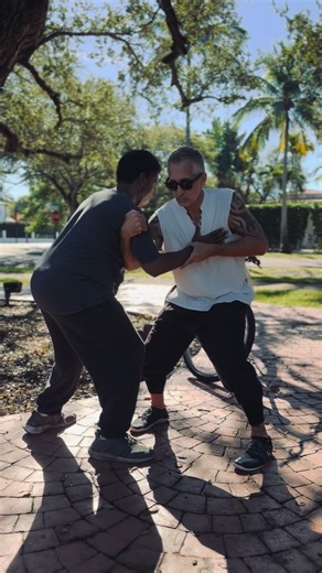 Sifu Fred Holt 🙏🐉 on Instagram: "Push hands training ☯️ This is a great way to practice maintaining root and flowing with release. The one that can release more is the one that has the strongest root. #taichi #kungfu #qigong #yoga #miami"