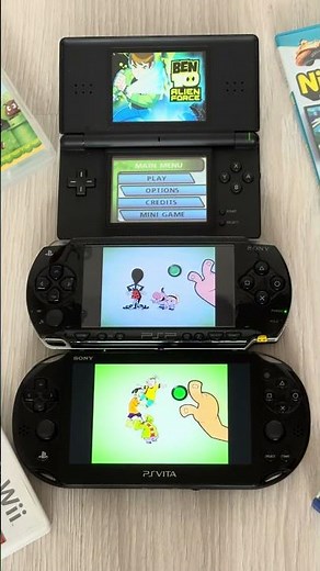 Ben 10 Alien Force Launch Test | DS vs PSP vs PS Vita