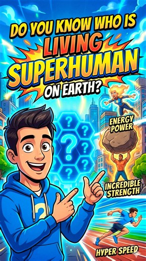 Living Super human on earth 😲😲 #facts #science #shorts #knowledge #sports