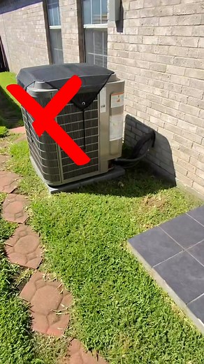 I can’t think on a manufacture that says yes… Covering your AC unit in the winter involves way more risk than reward. #dontdoit #acunit | Heat and Air Gurus
