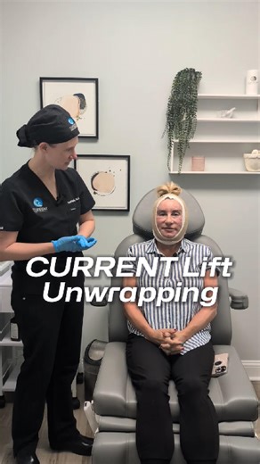 Dr. Sarah Novis on Instagram: "Less than 24 hours after her CURRENT Lift… and this is her first reveal. Unwrapping day is always special, but this one really says it all. No real pain. Just mild tightness. And a jawline she didn’t even know she had. She sailed through a brow lift, facial fat grafting, deep plane facelift, and neck lift performed under local anesthesia with oral sedation. Seeing that moment when patients catch their reflection for the first time never gets old. Natural. Refined. 