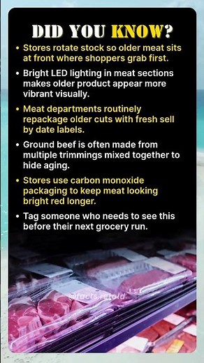 What Grocery Stores Won't Tell You: 5 Tricks That Make Old Meat Look Fresh