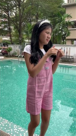 LNS - Little sister wanted to swim… the ending tho #shorts