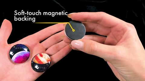 Super Cute Glass Magnets – Decorative Multipack Set with Strong Grip – Great for Fridge, Lockers, Photos & Notes