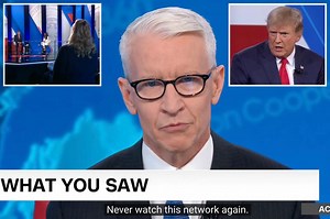 CNN's own Anderson Cooper tells viewers they 'have every right to never watch this network again' after Trump town hall
