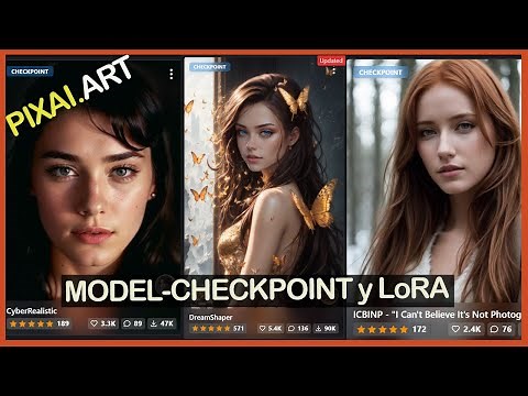 Tutorial: MODEL-CHECKPOINT Y LoRA - PIXAI.ART 🎨- Stable Diffusion
