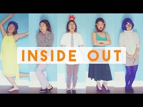 ✂ Easy INSIDE OUT DIY Halloween Costumes