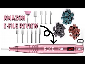 AMAZON E-FILE REVIEW | PELCAS ELECTRIC NAIL DRILL MACHINE | Electric nail file