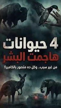 4 Animals Attacked Humans for No Reason!😳 #animals #facts