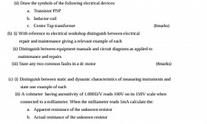 (ii) Draw the symbols of the following electrical devices:a. ... | Filo