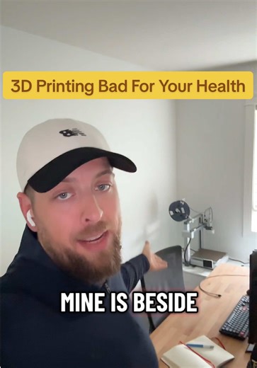 Are 3D printers bad for your health? Yes and No - moving it out the shop anyway for SAFETY! #garage #3dprinting #shop #project #maker
