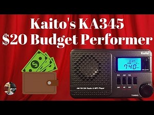 Kaito KA345 AM FM Stereo Shortwave & MP3 Portable Radio Review