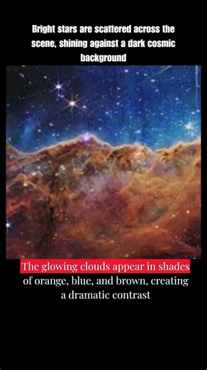 Cosmic Clouds: A Stunning View of a Star-Forming Nebula #trending#viral #shorts