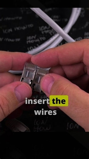 How to Crimp Cat6A Ethernet Terminals Connectors to Cat6 Network Cable Part 2 full video linked