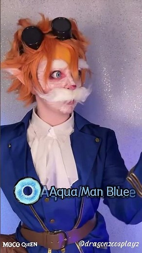 Heimerdinger Cosplay Transformation | Aqua Man Blue Contacts 👁️💙