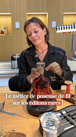 Poseuse de fils chez Hennessy : métier et savoir-faire unique