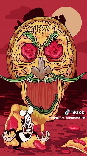 Pizza Tower Horror Short Film featuring Peppino and Pizza Face
