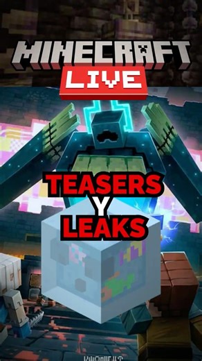 TEASERS, FILTRACIONES y NOTICIAS sobre la MINECRAFT LIVE #minecraft