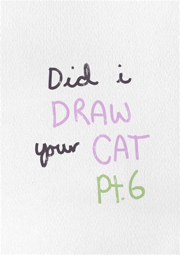 Commission Your Cat Drawing Today!